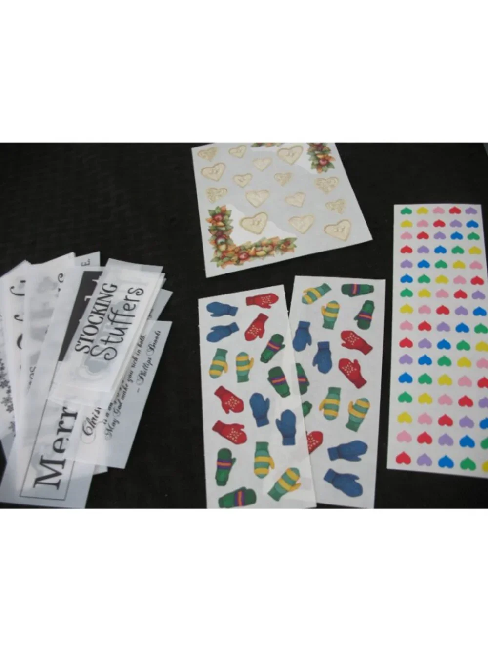 CREATIVE MEMORIES LOT Holly Days,Dazzle, Christmas Gr Lengths, Christmas quotes